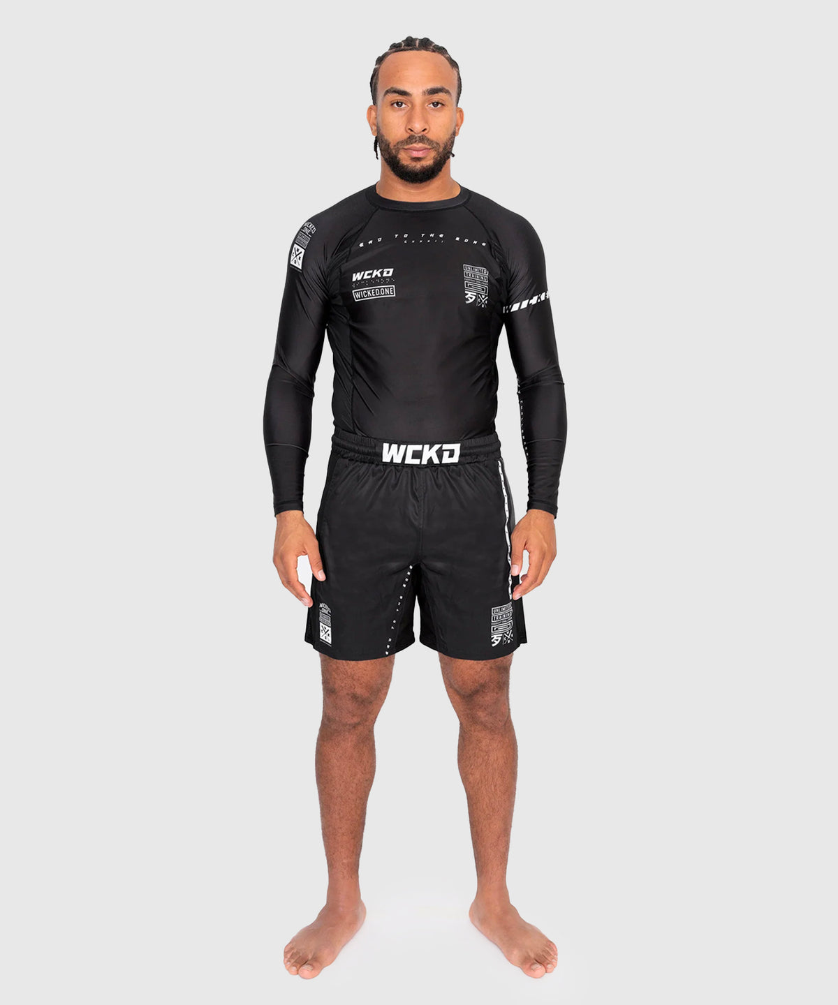 Wicked One Eager Track Fightshorts - Negro