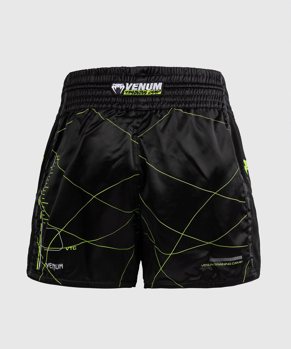Venum Training Camp 4.0 Pantaloncini da Muay Thai - Nero/Verde chiaro