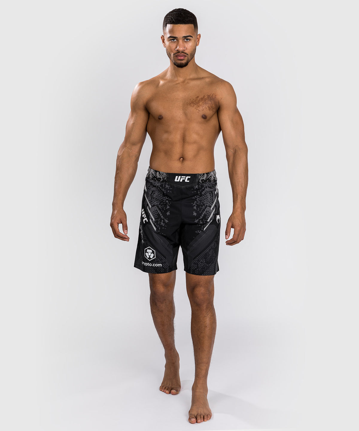 Shorts de combat Coupe longue pour Hommes UFC Adrenaline by Venum Authentic Fight Night - Noir