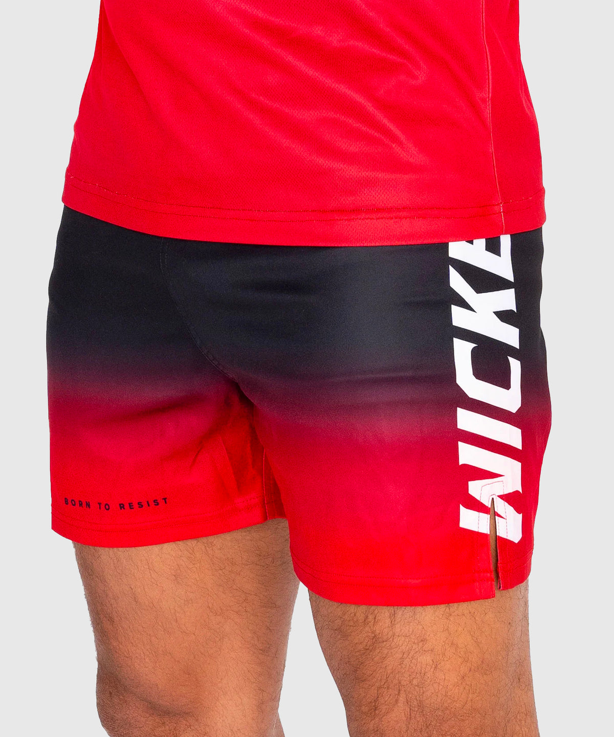 Wicked One Ghost Fightshorts - Schwarz/Rot