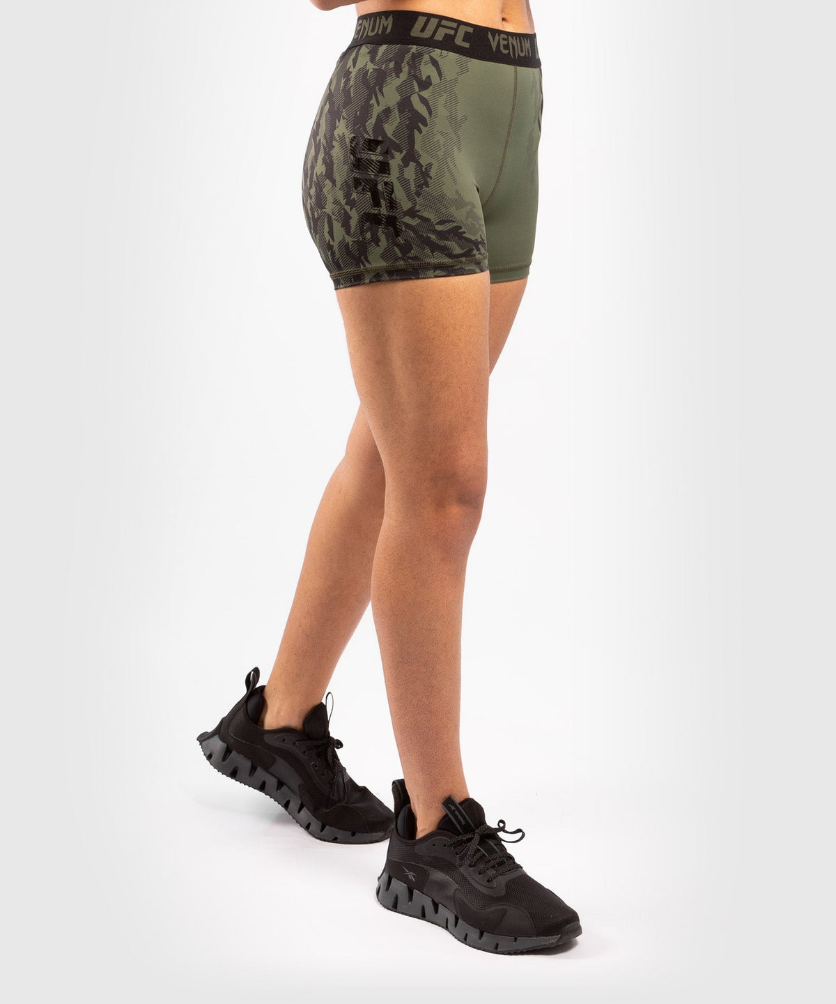 Women's UFC Venum Authentic Fight Week Compression Short - Khaki
