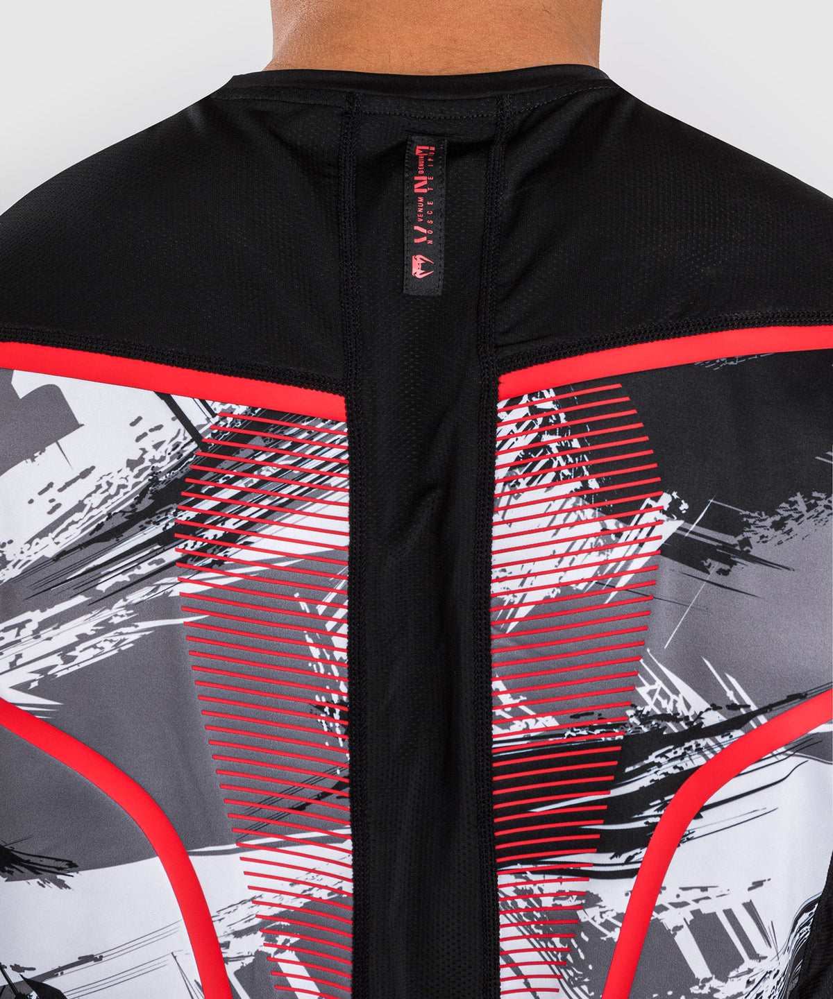 Venum Electron 3.0 Maglietta Dry-Tech - Grigio/Rosso