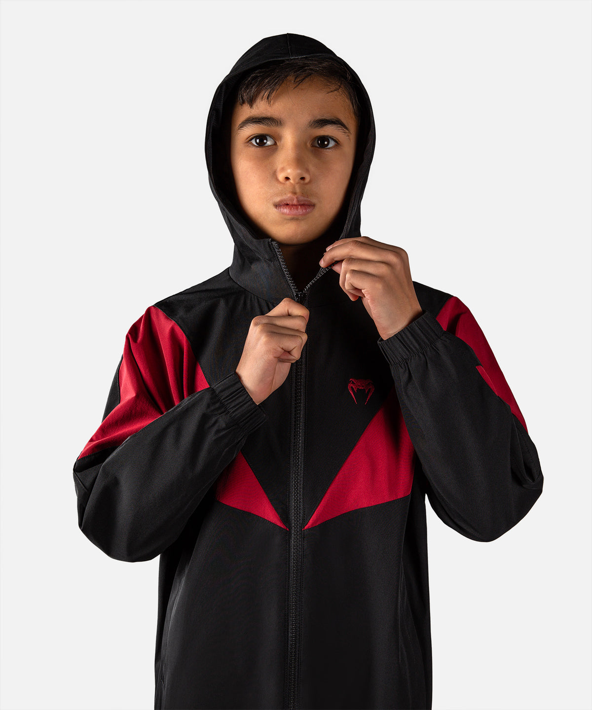 Venum Vectra Kids Track Jacket - Black/Red
