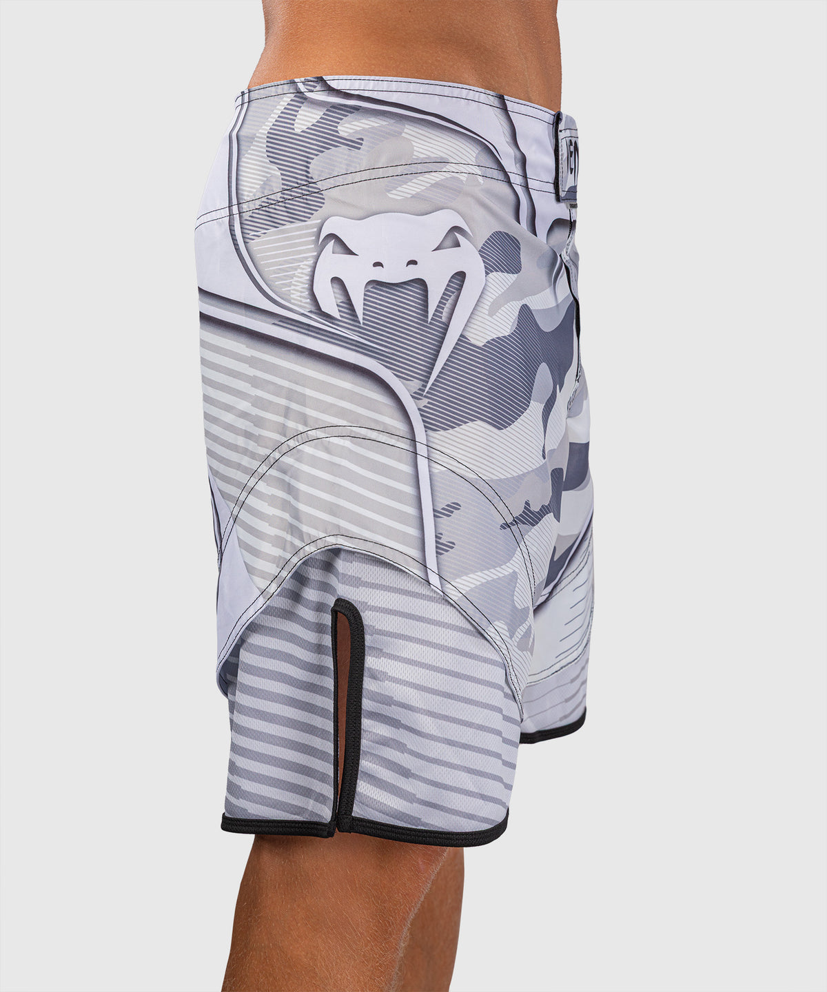 Short de Combat Venum Camo Hero - Blanc/Gris Clair