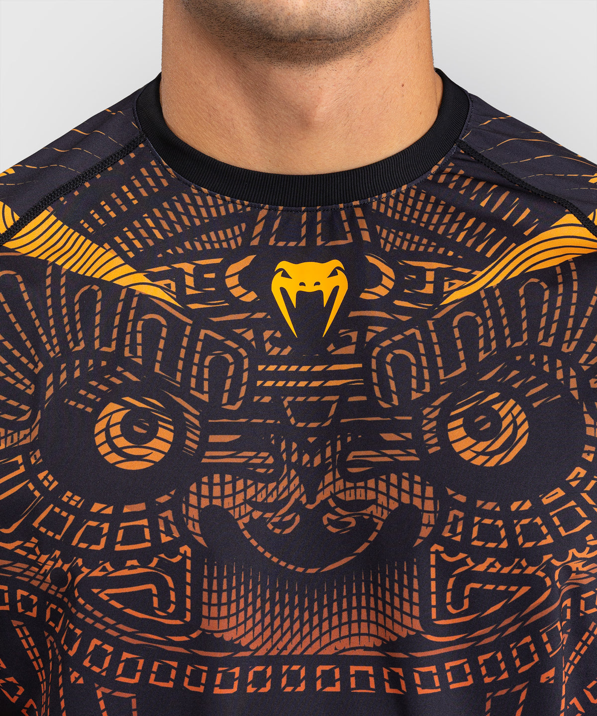 Venum Quetzal Fury Dry-Tech T-Shirt - Nero/Rosso Fury/Arancione