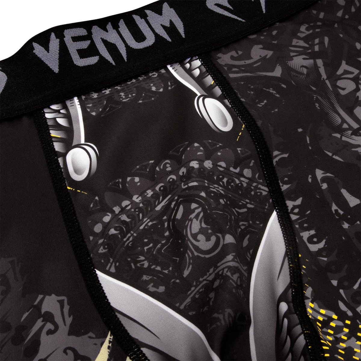 Venum Viking 2.0 Compression Pants - Black/Yellow