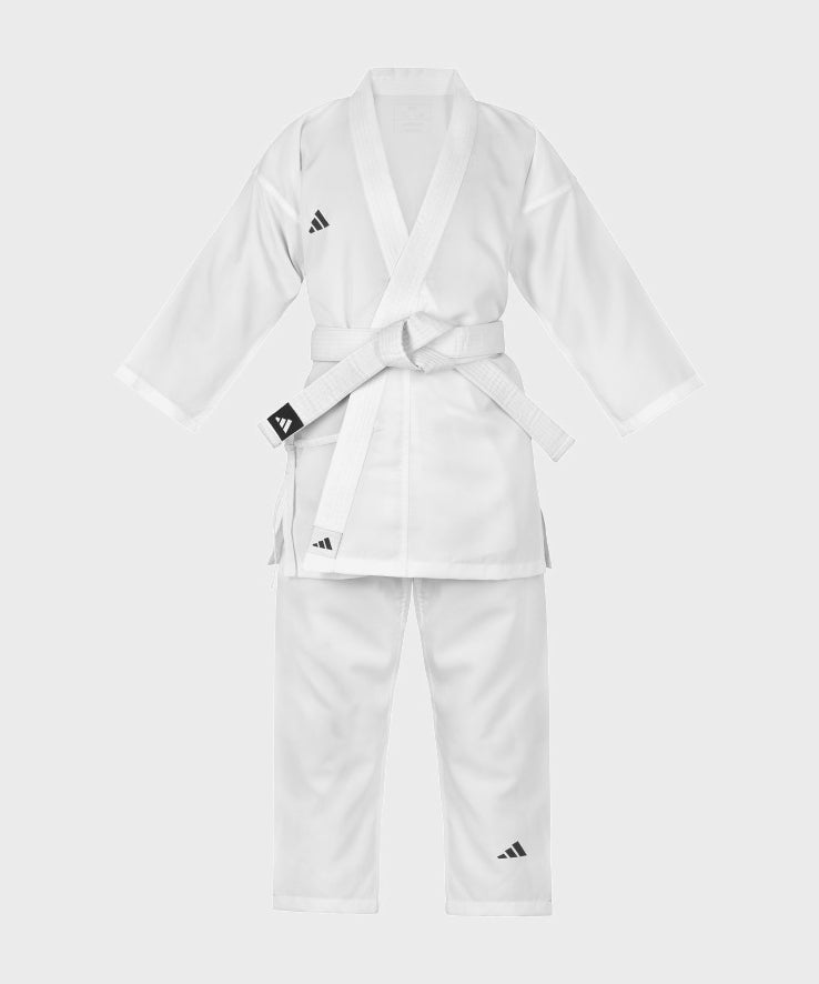 Adidas Shodan Karate Gi per Bambini - Bianco