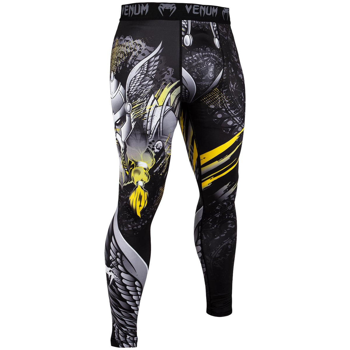 Venum Viking 2.0 Compression Pants - Black/Yellow
