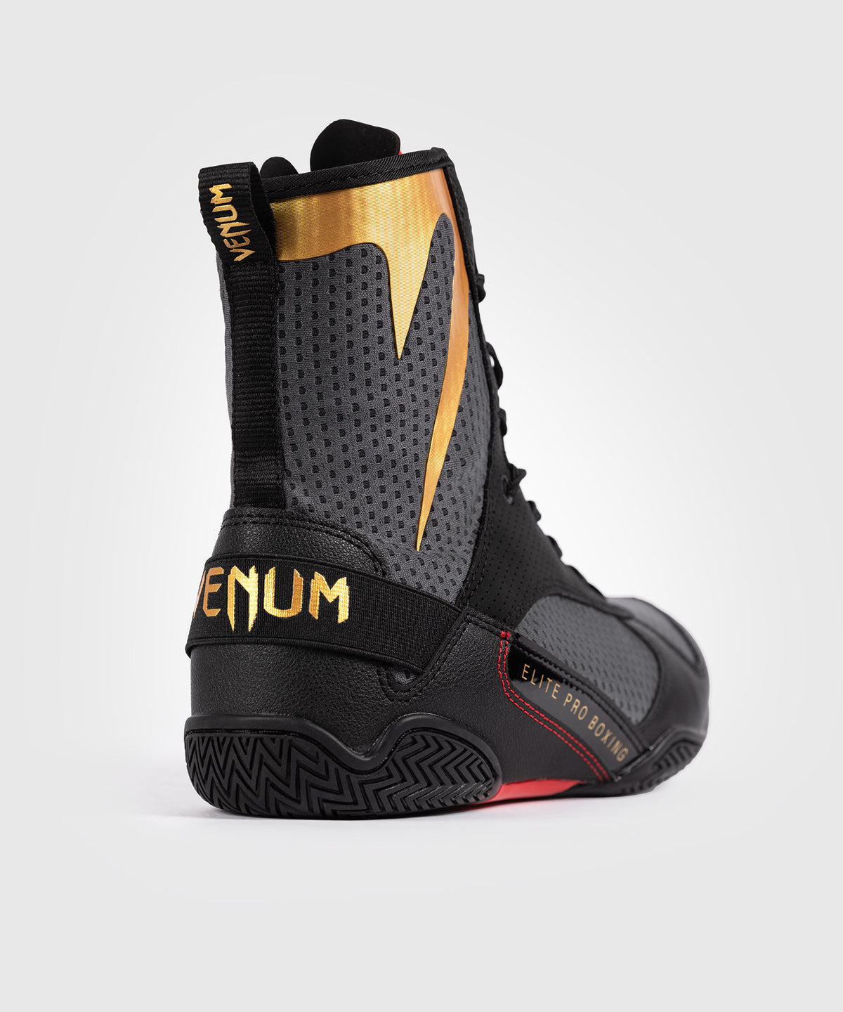 Venum Elite Scarpe da Boxe - Grigio Tempesta/Oro