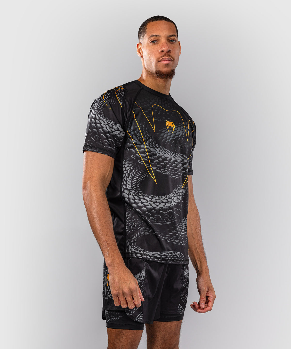 Venum Matupa Dry-Tech-T-Shirt - Schwarz/Grau/Gold