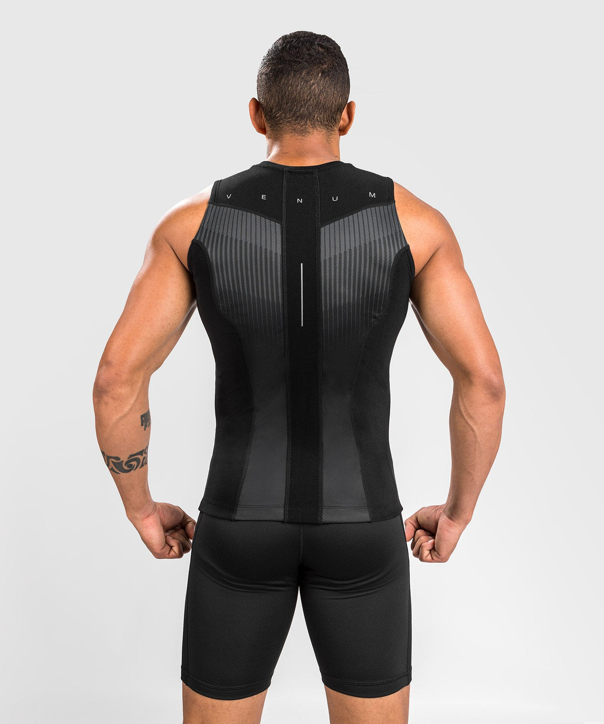 Venum Rashguard Ärmellos Biomecha - Schwarz/Grau