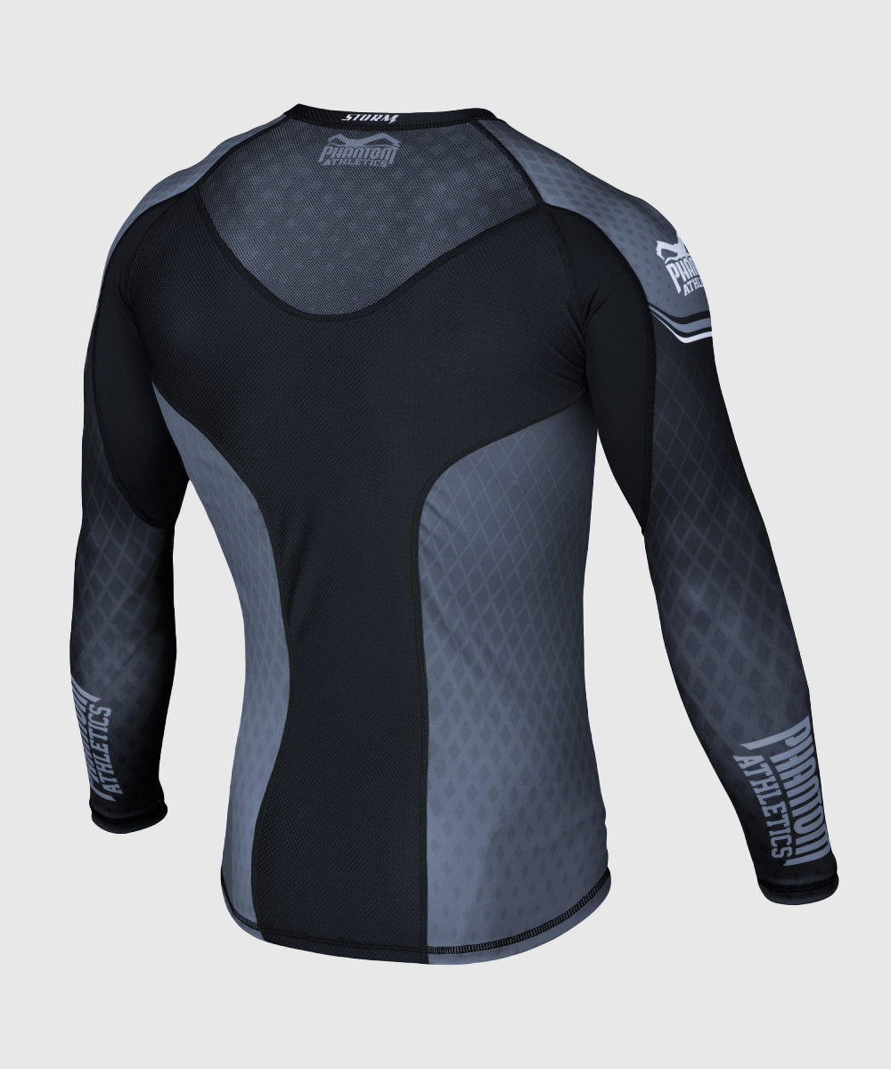 Phantom Athletics Storm Nitro Langarm Rashguard - Schwarz