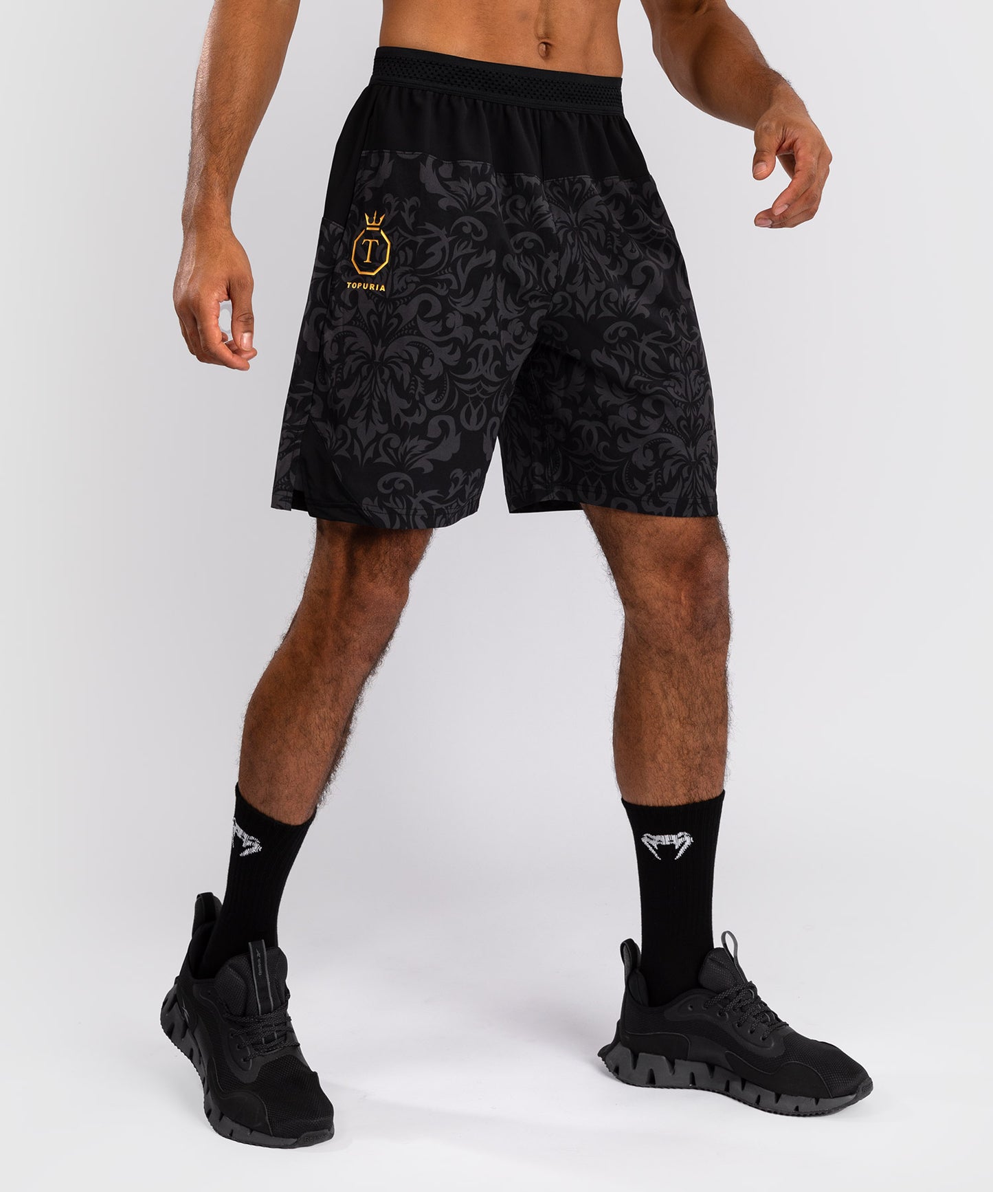 Short d'Entraînement Venum x Topuria Unmatched Edition - Noir/Doré
