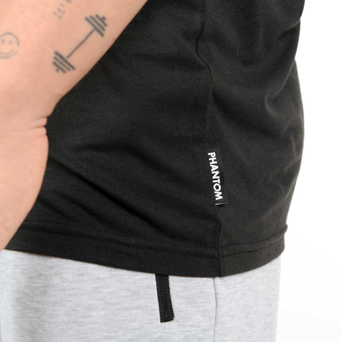 Phantom Athletics Supporter Trainings-T-Shirt - Schwarz