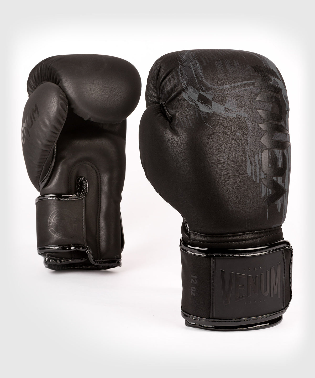 Venum Skull Boxing Gloves - Black/Black