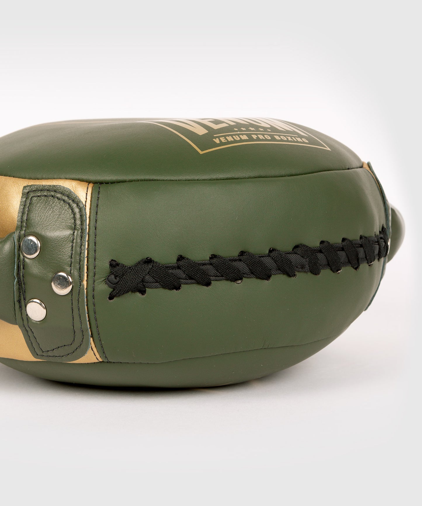 Venum Pro Boxhandschuh Mini-Rundpratzschild – Khaki/Gold