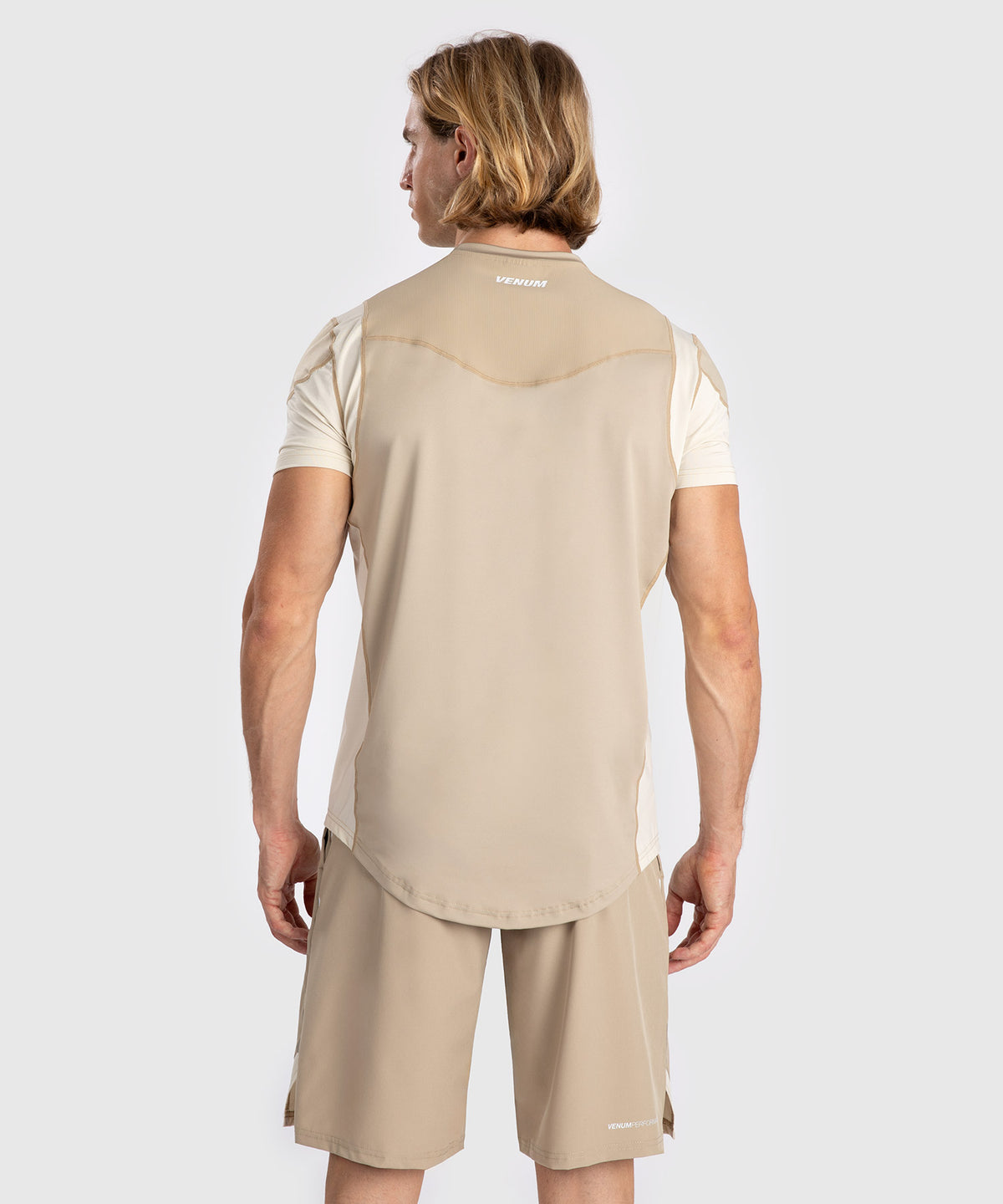 Venum Tempest Camiseta para Hombre Dry-Tech - Beige/Arena