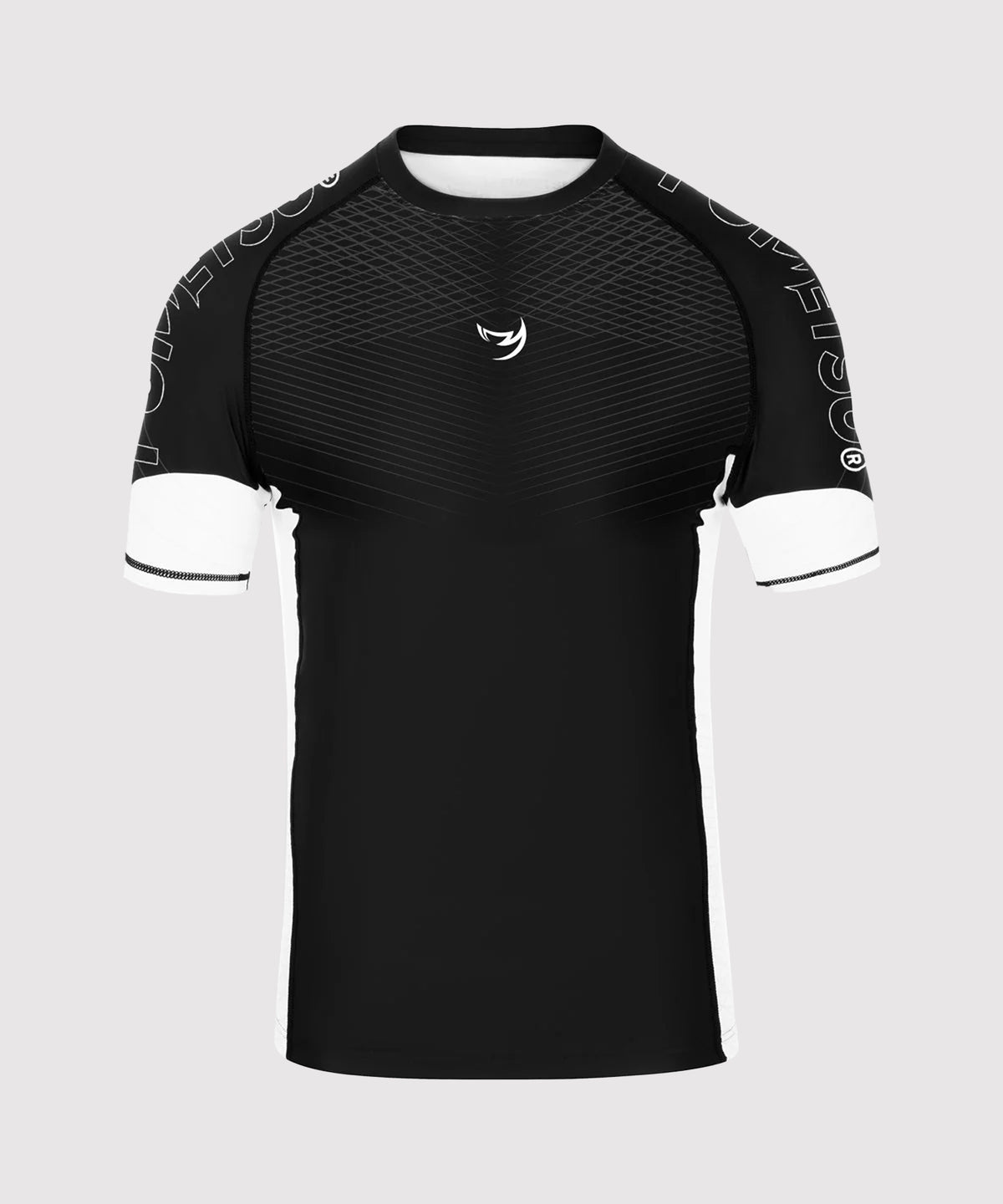 Fumetsu Competitor Mk2 Short Sleeve Rashguard - Black/White
