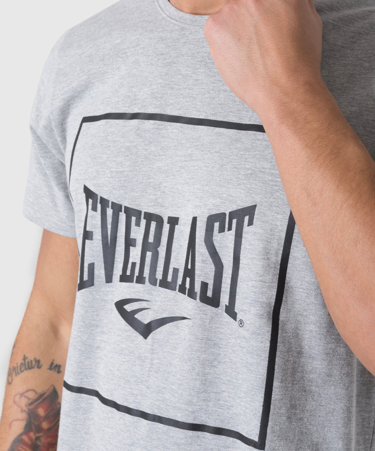 Everlast Regular Square T-shirt - Grigio Melange