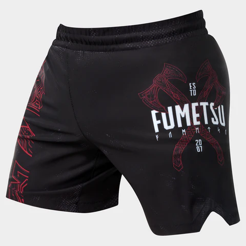 Fumetsu V-Lite Berserker Fightshorts - Schwarz/Rot
