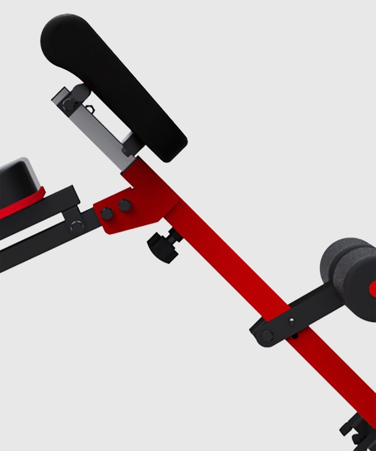 UFC Hyper Dorsal Abdominal Extension Bench – Black/Red