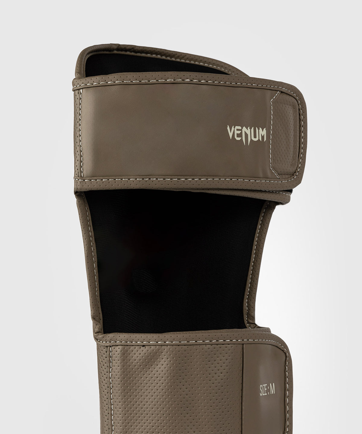 Venum Impact Evo Scales Shin Guards - Brown
