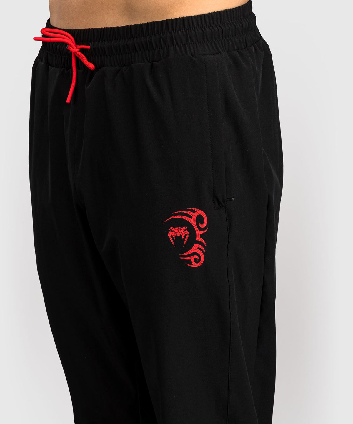 Venum x Mike Tyson Tiger Joggers - Deep Black/Intense Red