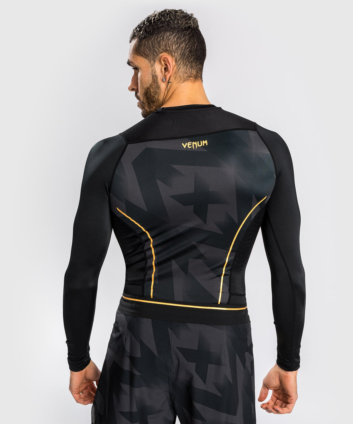 Venum Razor Rashguard - Langarm - Schwarz/Gold