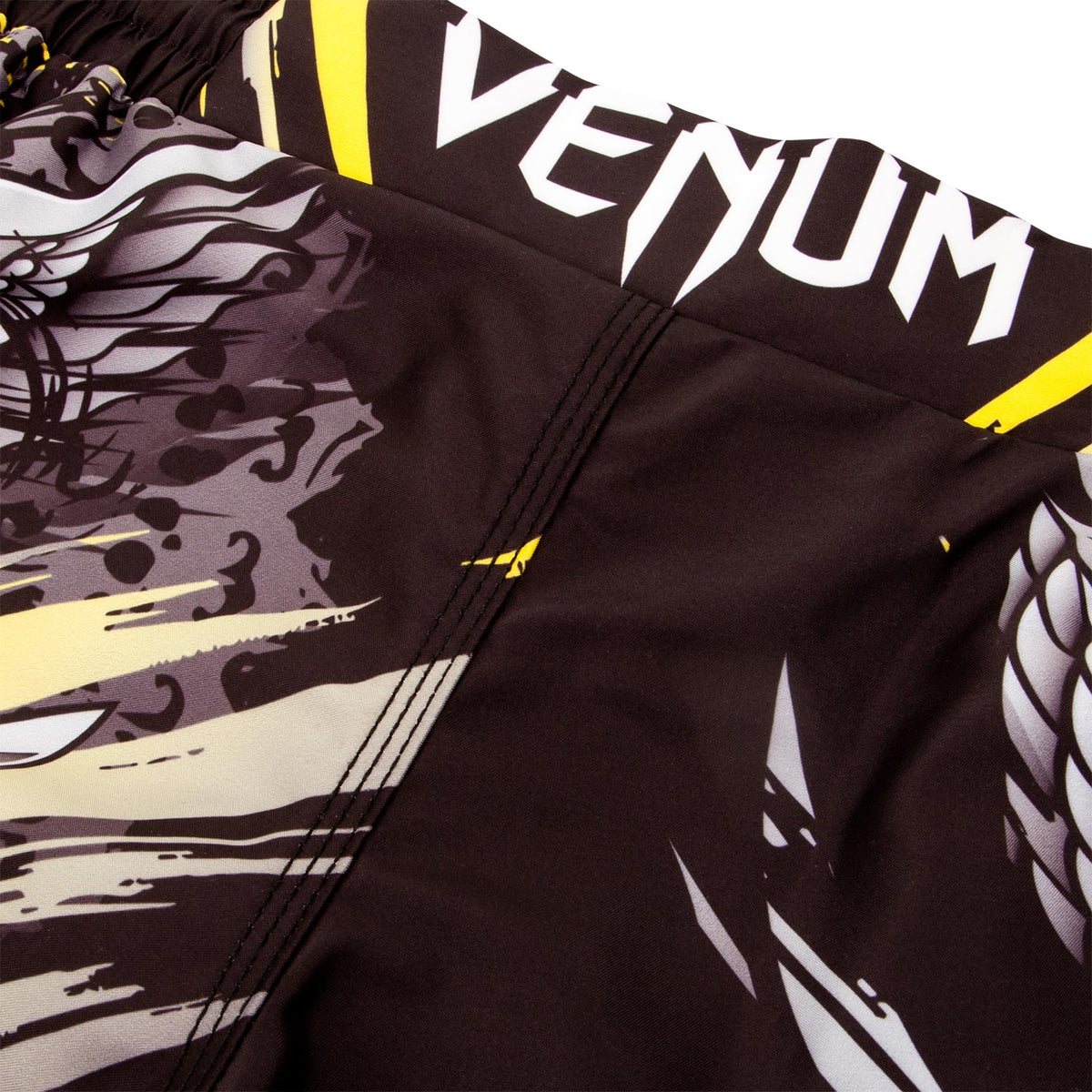 Venum Viking 2.0 short fightshorts - Black/Yellow