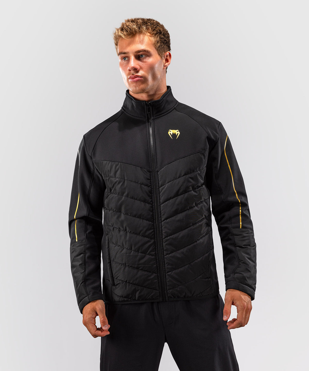 Venum Paddock Softshelljacke - Schwarz/Gold