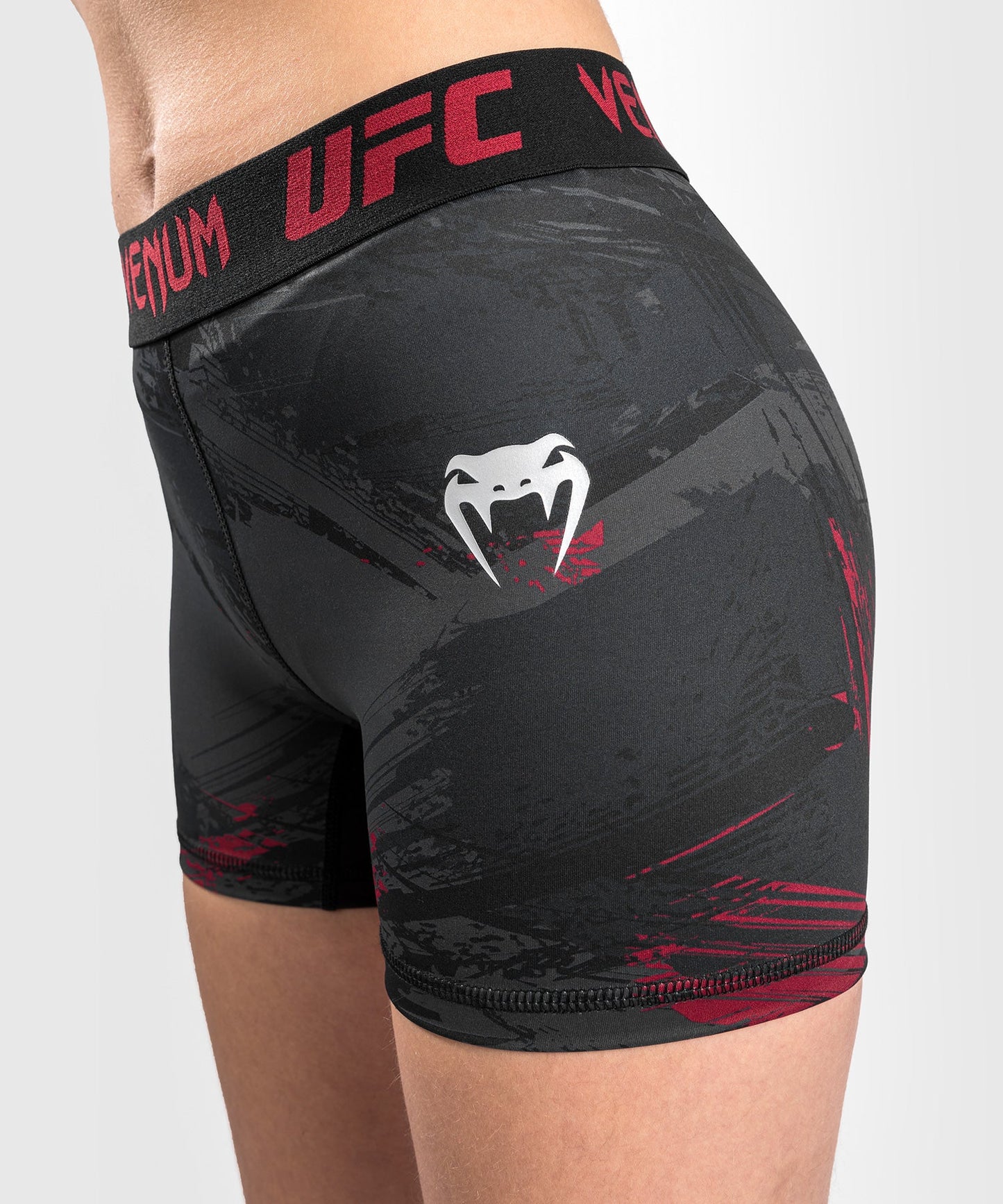 Short de compression UFC Venum Authentic Fight Week 2.0 - pour Femmes - Noir/Rouge