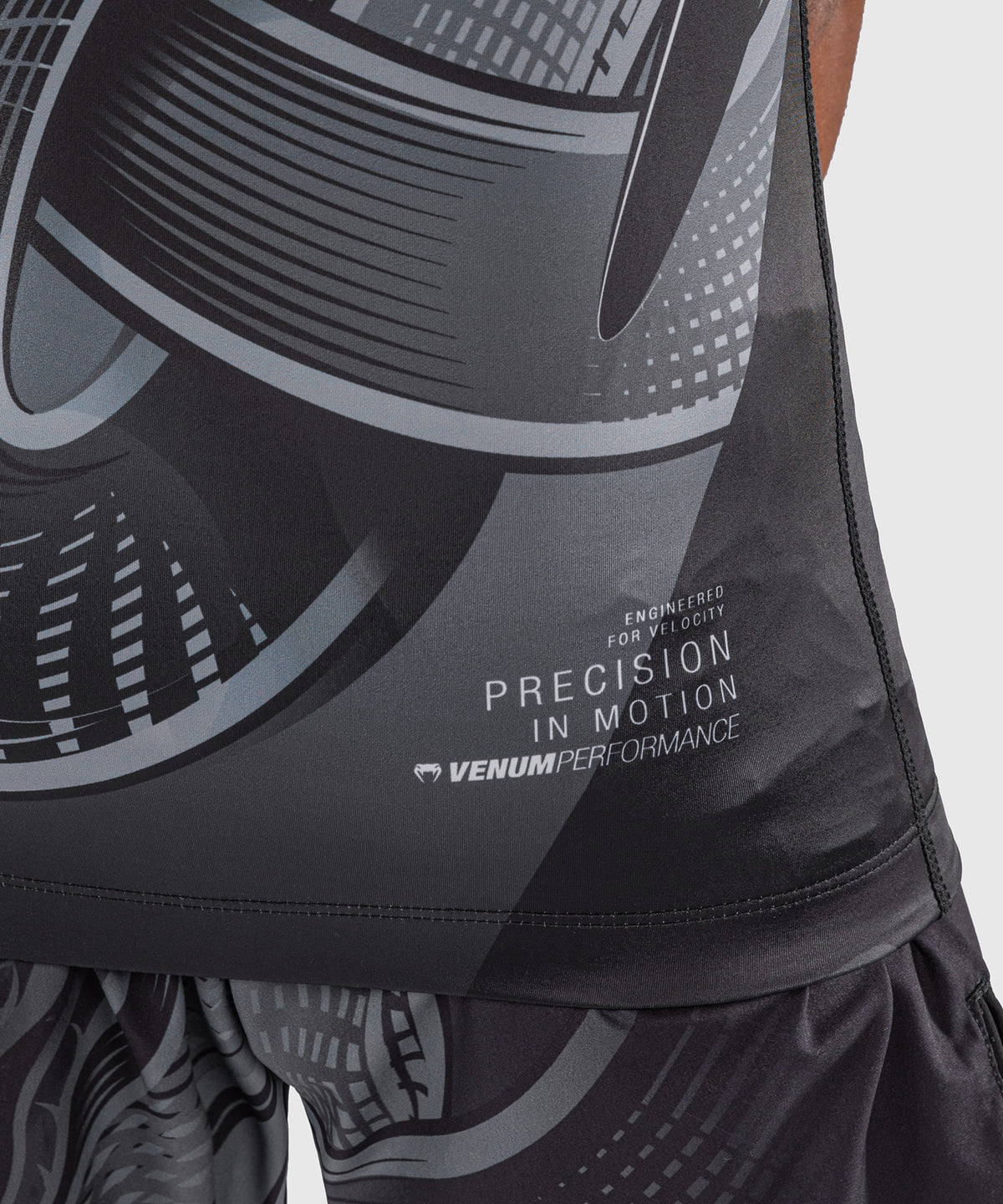 Venum Crimson Viper 2.0 Rashguard a maniche corte per bambini - Nero/Grigio