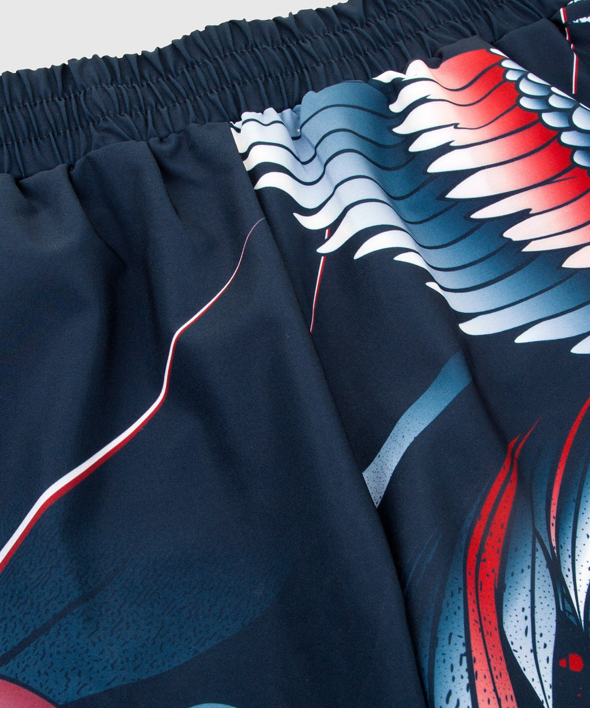 Short de sport Venum Rooster - Bleu Marine/Orange