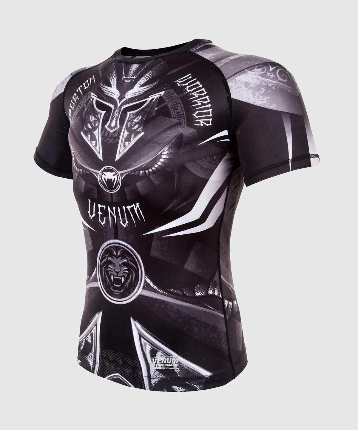Venum Gladiator 3.0 Rashguard a maniche corte - Nera/Bianco