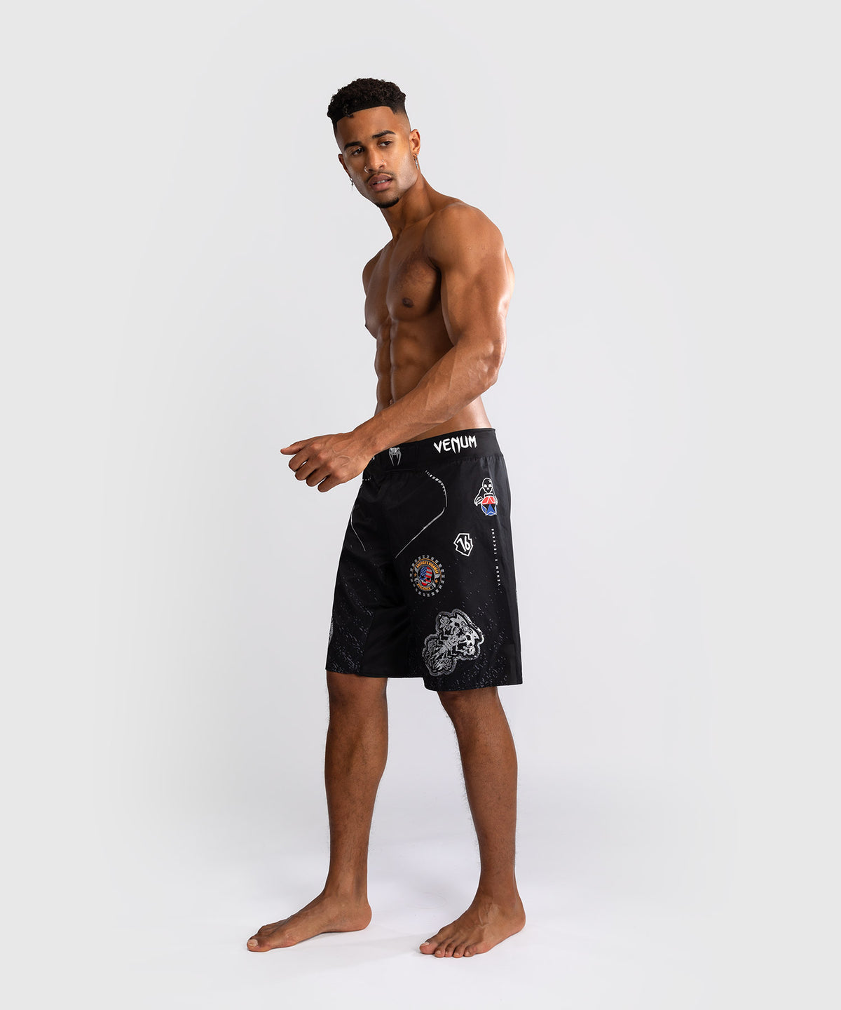 Short de combat Venum x TEKKEN 8 - Paul Phoenix - Noir