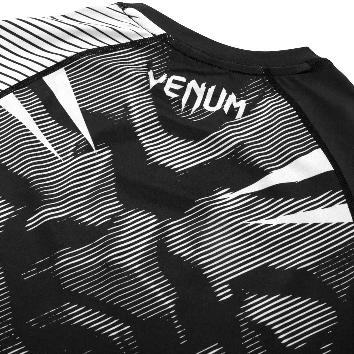 Rashguard Venum NoGi 2.0 - Manches Longues Approuvé IBJJF - Noir/Blanc