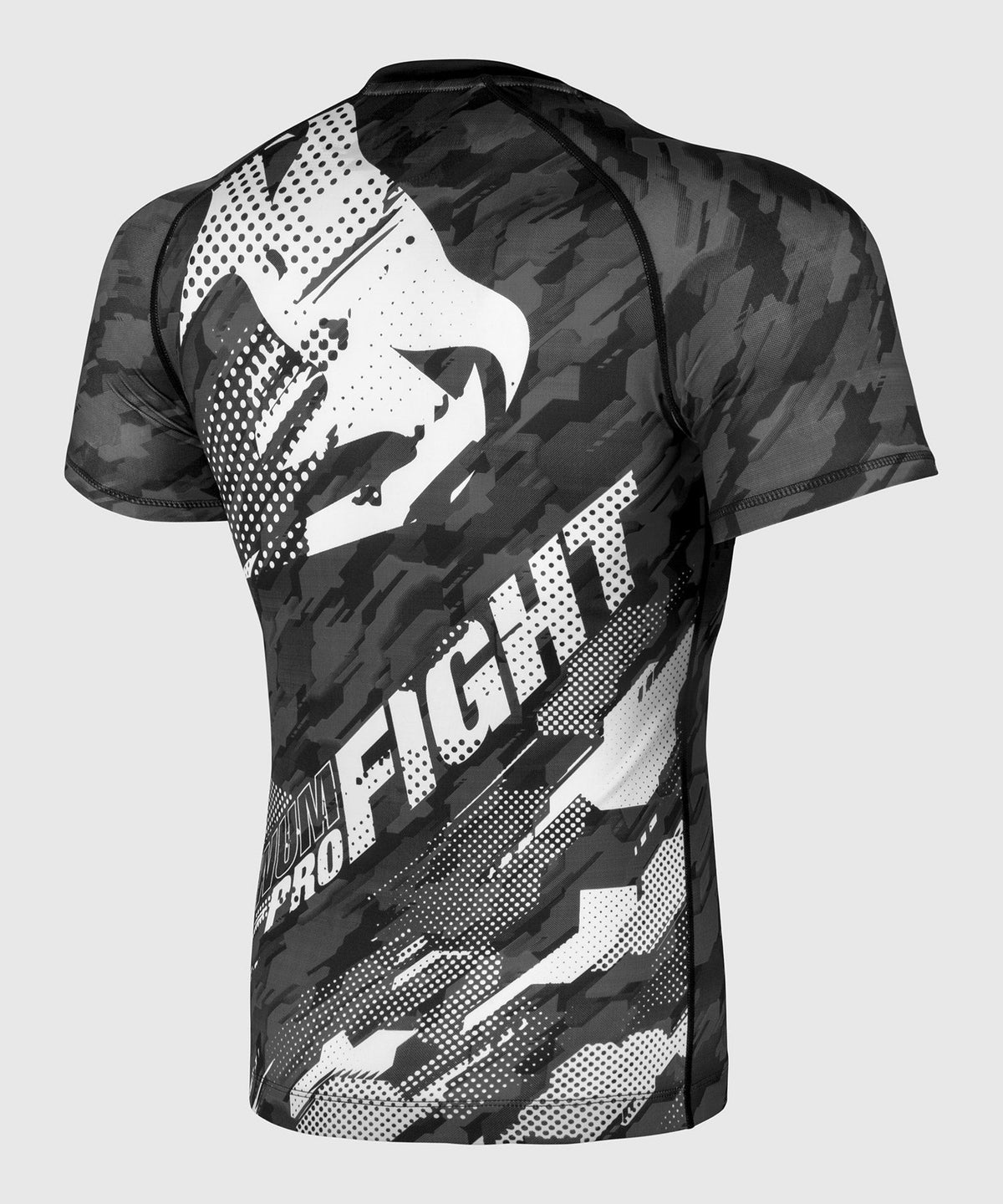 Venum Tecmo Rashguard - Kurzarm - Grau