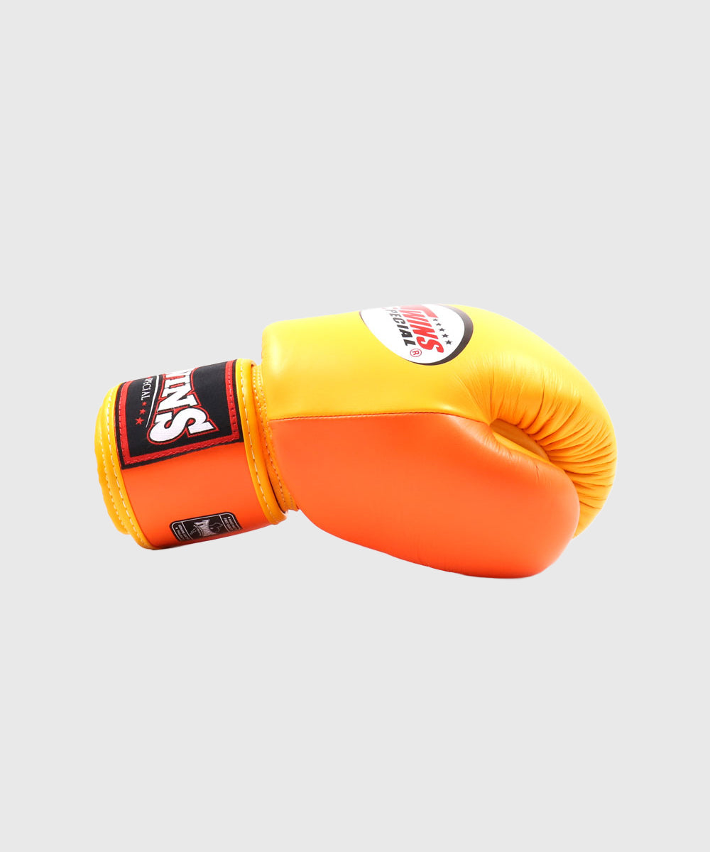 Twins BGVL3 Guantes de Boxeo - Amarillo/Naranja