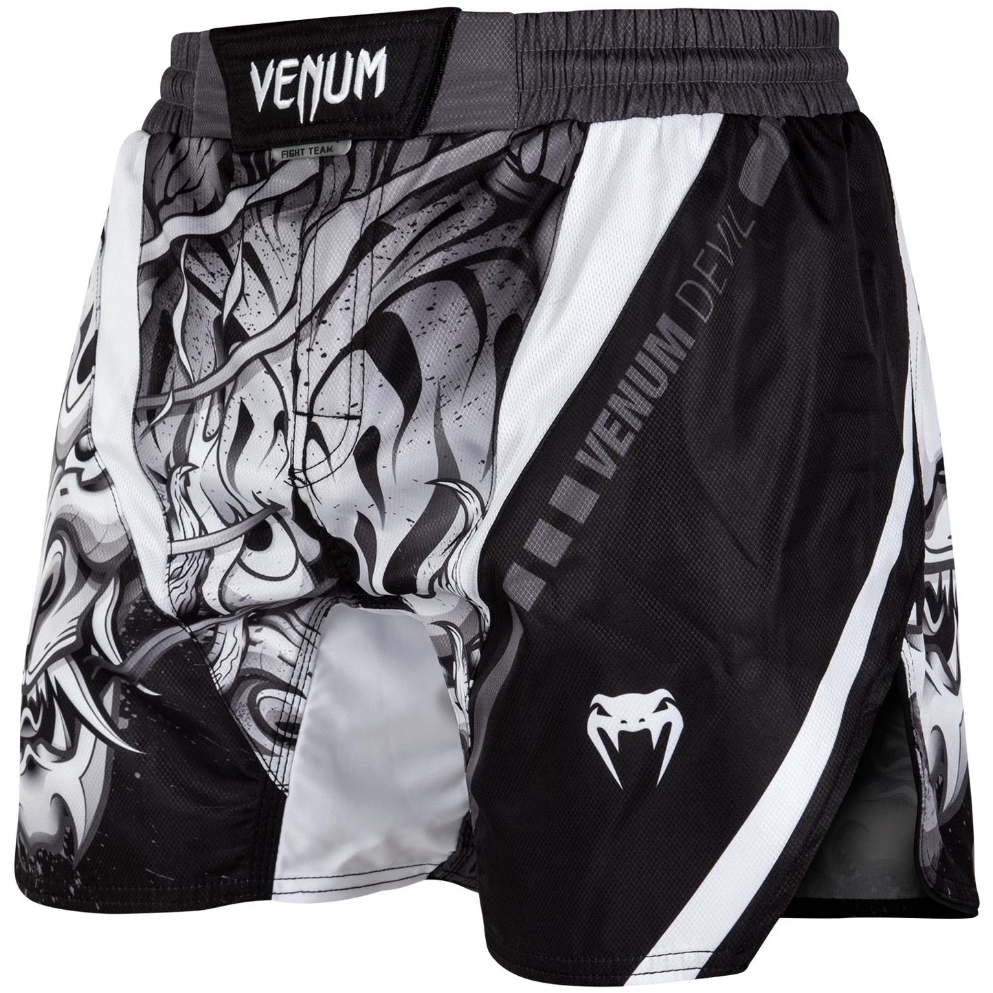 Venum Devil Kampfshorts - Weiß/Schwarz