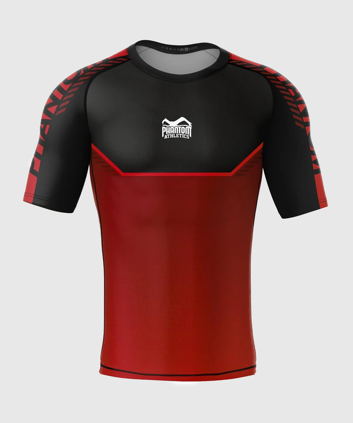 Phantom Athletics Evo Apex Rashguard - Nero/Rosso