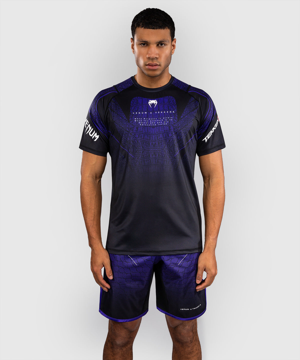 Venum x TEKKEN 8 Dry-Tech T-Shirt - Kazuya - Black/Purple