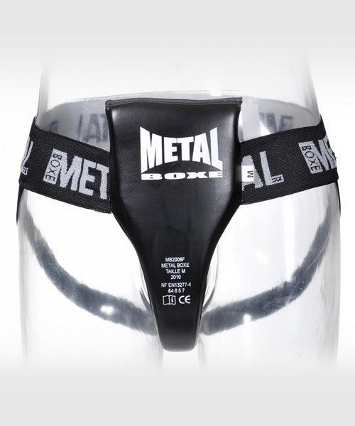 Metal Boxe Boxing Groin Guard - Black