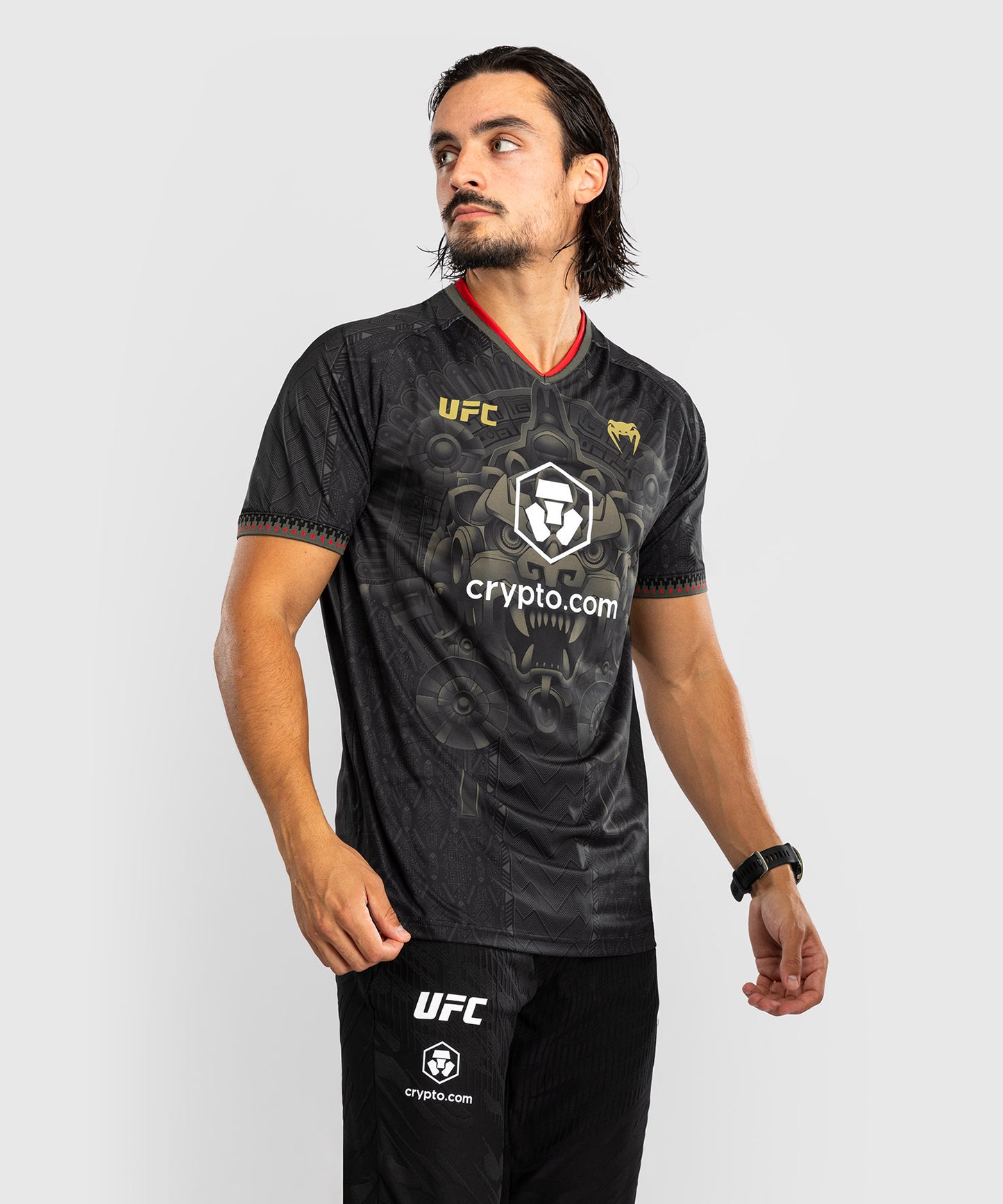 Men’s Noche UFC 2.0 by Venum Black Authentic Fight Night Walkout Jersey