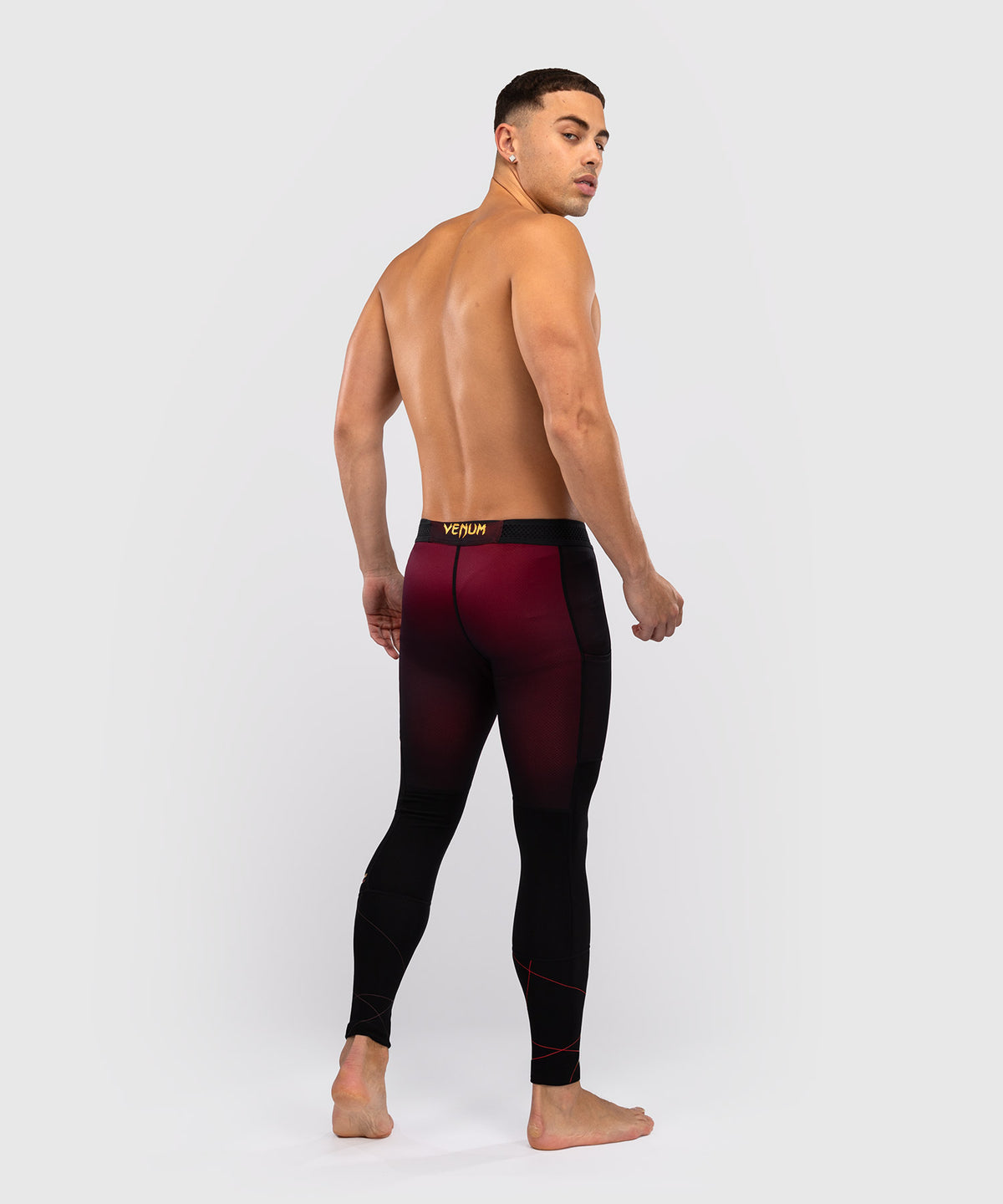Venum Tactical XT Spats - negro/borgoña/oro