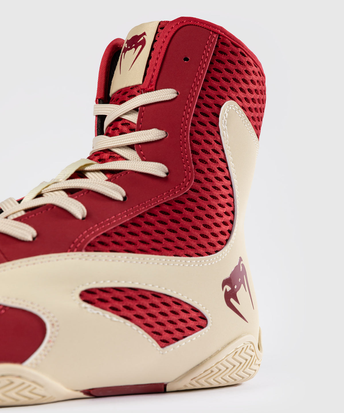 Venum Contender Boxschuhe - Rubinrot/Elfenbein