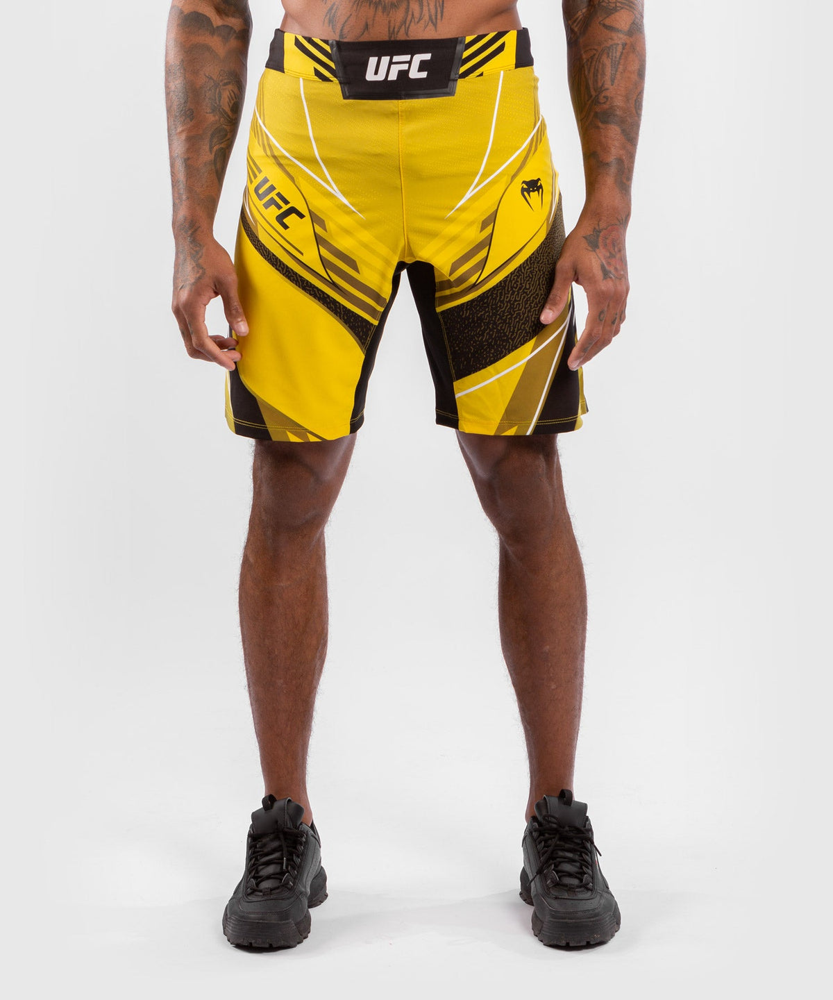 Men's UFC Fightshort Venum Authentic Fight Night - Long Cut - Yellow