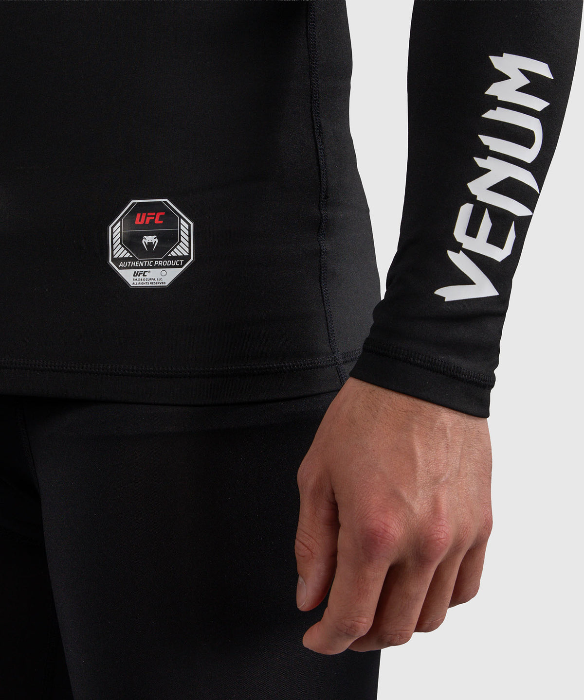 Rashguard à Manches Longues Technique pour Homme Venum UFC Unity by Venum Authentic Fight Week - Noir
