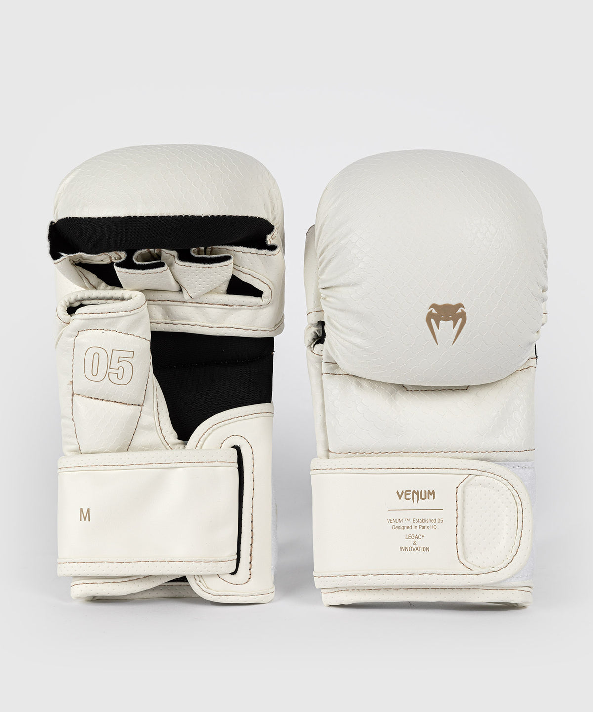 Venum Impact Evo Scales Guanti da sparring MMA - Avorio