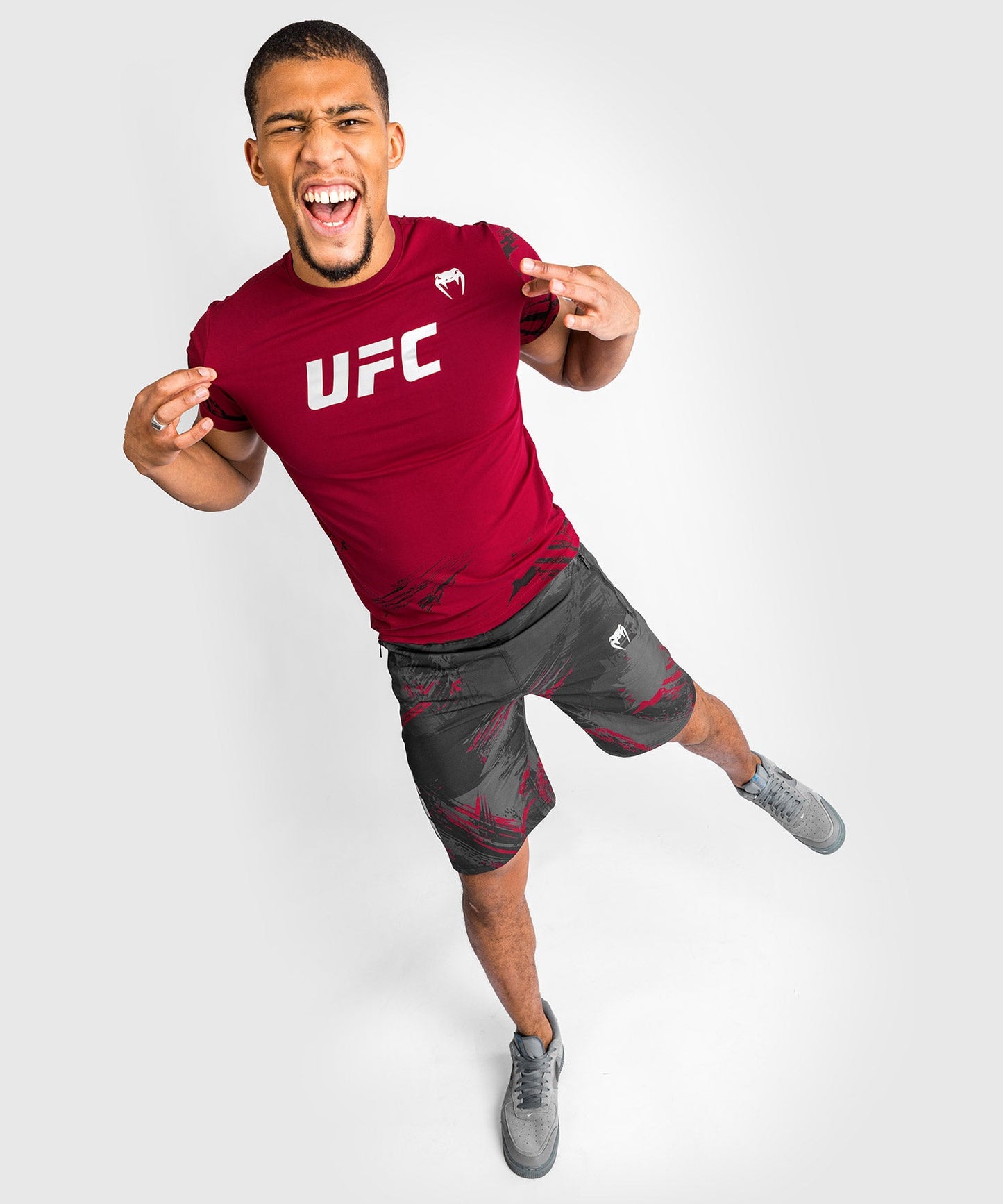 T-Shirt UFC Venum Authentic Fight Week 2.0 - Manches Courtes - Rouge