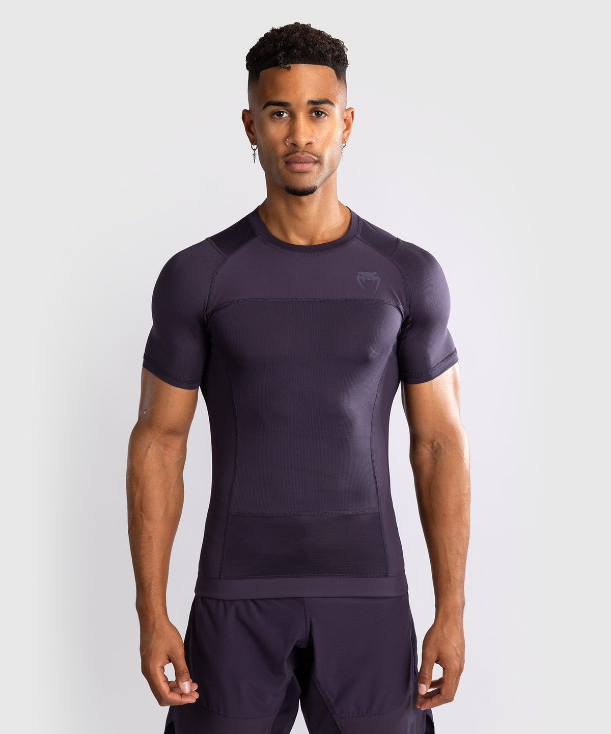 Venum G-Fit Air Rashguard a maniche Corte - Viola Scuro